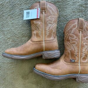 Justin Boots Classic Brown Leather Footwear